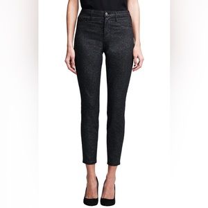 Mint! Margot High Rise Skinny in Black & Silver L'AGENCE (Retail $245) Sz.27